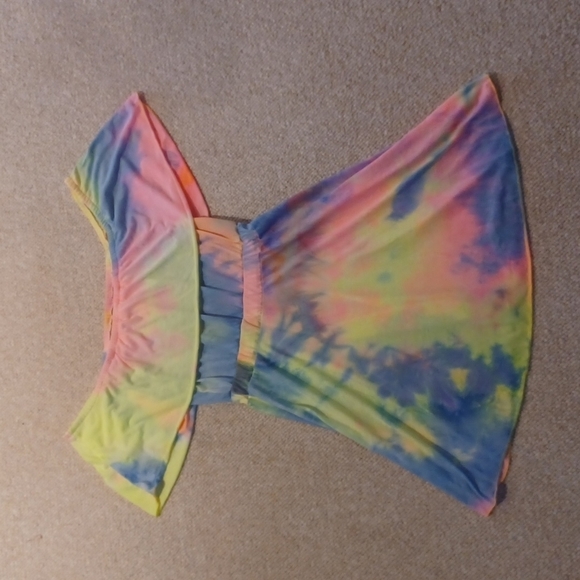 BOUTIQUE Medium TIE DYE OFF THE SHOULDER DRESS - Picture 3 of 3